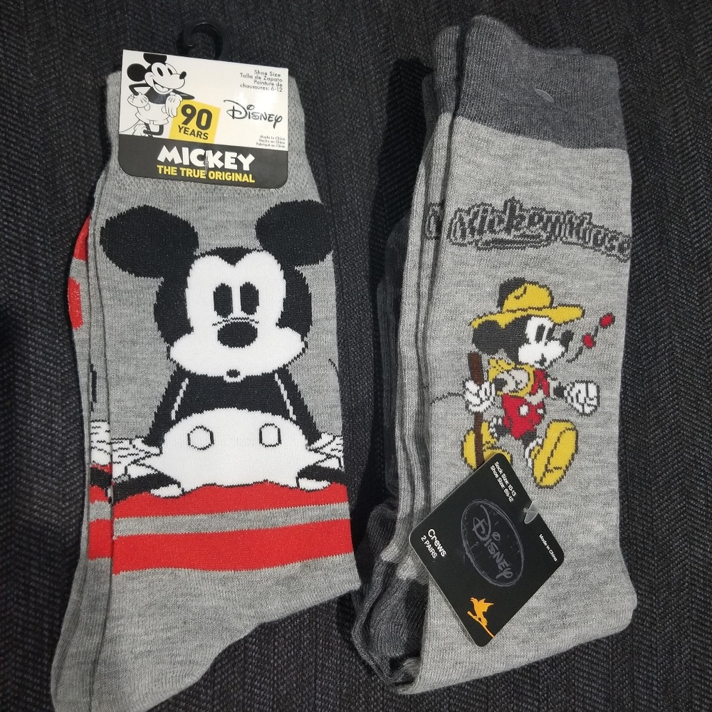 Disney Mickey Mouse socks 3 pairs